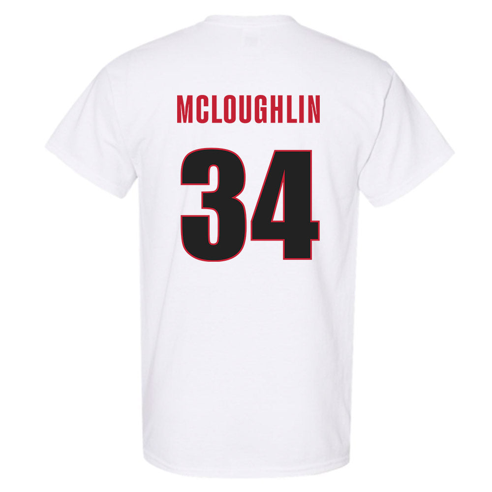 Georgia - NCAA Baseball : Tyler McLoughlin - Classic Shersey T-Shirt-1