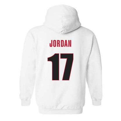 Georgia - NCAA Baseball : Logan Jordan - Classic Shersey Hooded Sweatshirt-1