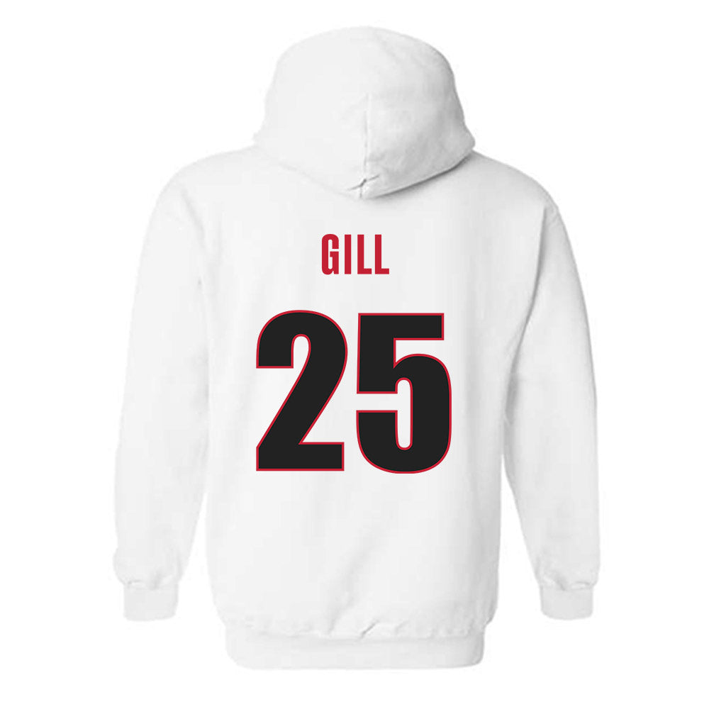 Georgia - NCAA Football : Collin Gill - Classic Shersey Hooded Sweatshirt-1