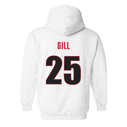 Georgia - NCAA Football : Collin Gill - Classic Shersey Hooded Sweatshirt-1