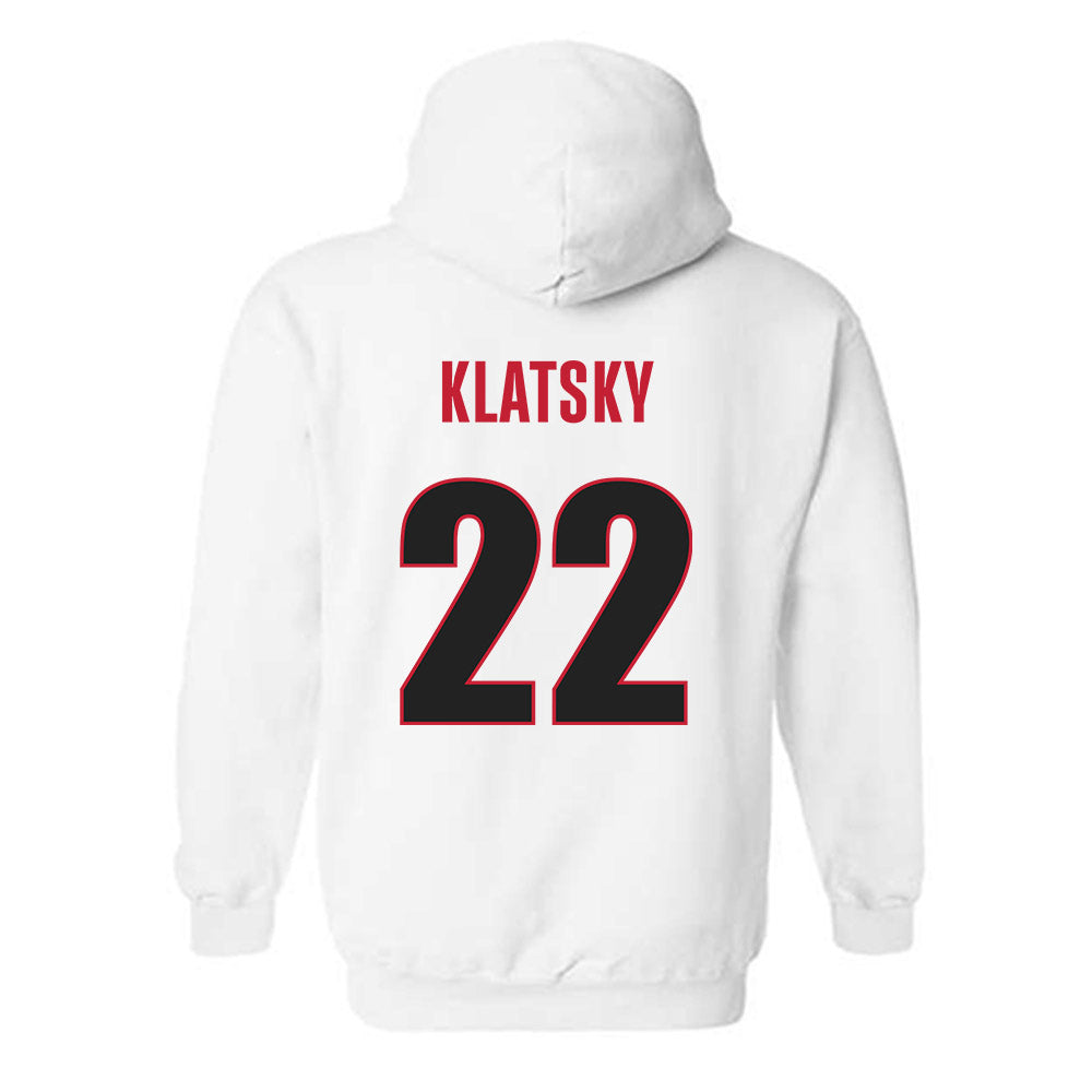 Georgia - NCAA Men's Basketball : Brandon Klatsky - Classic Shersey Hooded Sweatshirt-1