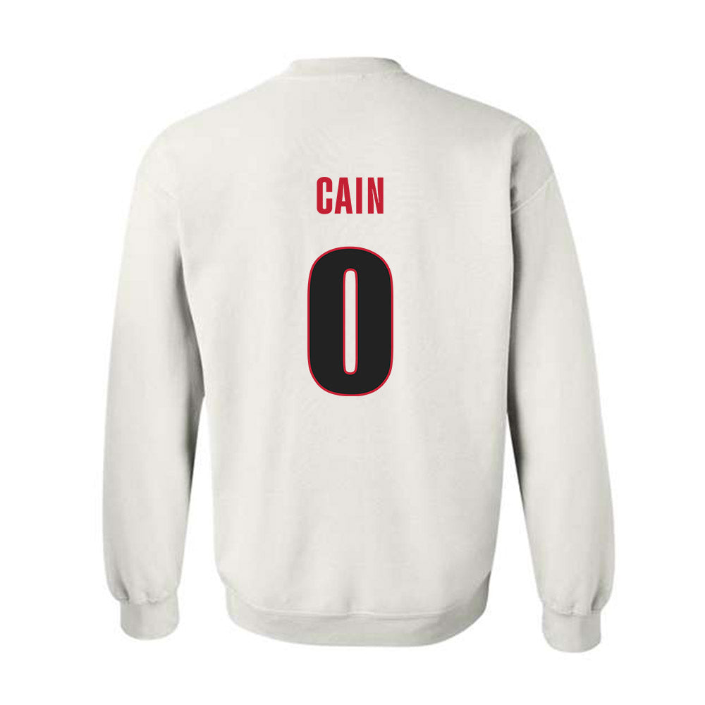 Georgia - NCAA Men's Basketball : Christopher Cain - Classic Shersey Crewneck Sweatshirt-1