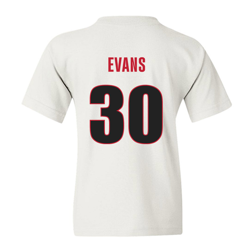 Georgia - NCAA Women's Basketball : Amiya Evans - Classic Shersey Youth T-Shirt-1