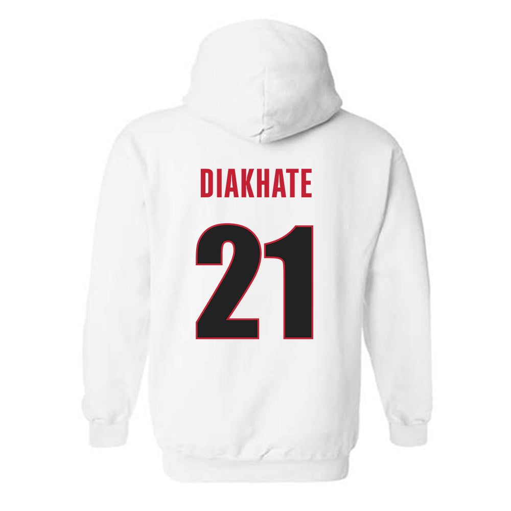 Georgia - NCAA Women's Basketball : Fatima Diakhate - Classic Shersey Hooded Sweatshirt-1