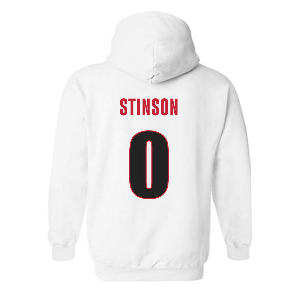 Georgia - NCAA Baseball : Josh Stinson - Classic Shersey Hooded Sweatshirt-1