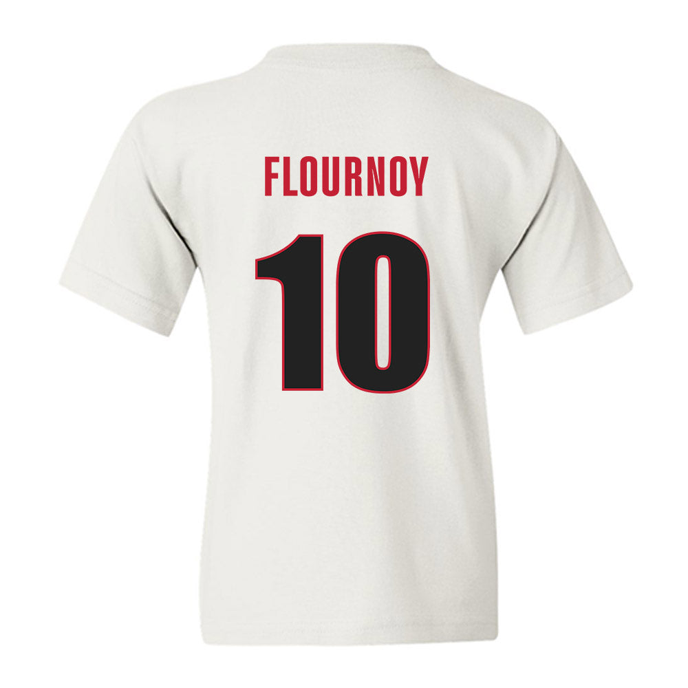 Georgia - NCAA Women's Basketball : De'Mauri Flournoy - Classic Shersey Youth T-Shirt-1