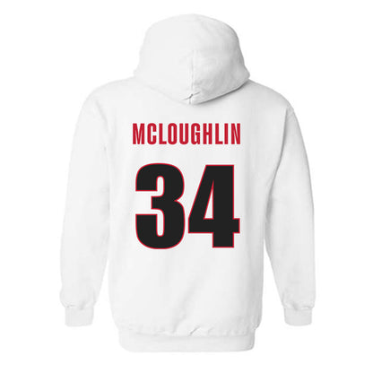 Georgia - NCAA Baseball : Tyler McLoughlin - Classic Shersey Hooded Sweatshirt-1