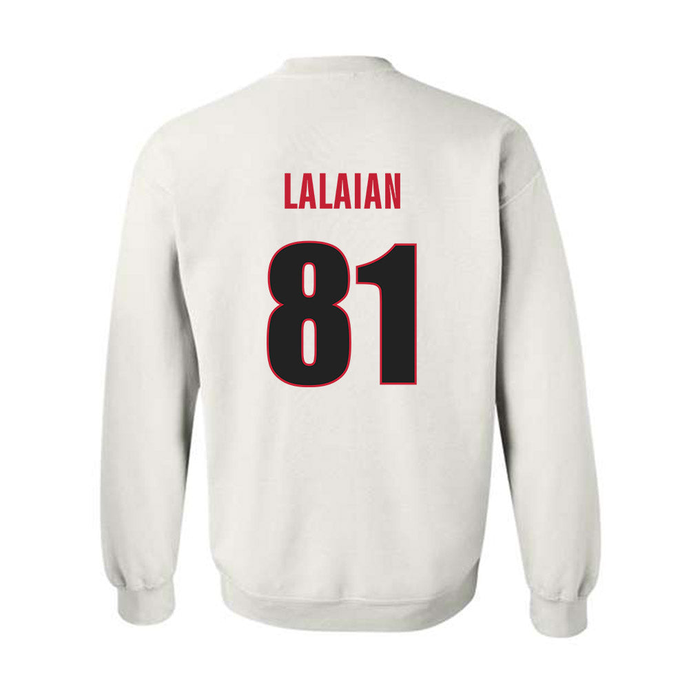 Georgia - NCAA Football : David Lalaian - Classic Shersey Crewneck Sweatshirt-1