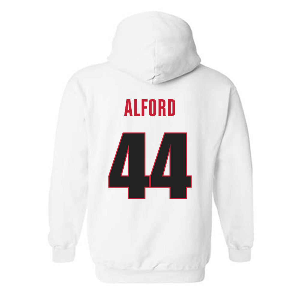 Georgia - NCAA Baseball : Slate Alford - Classic Shersey Hooded Sweatshirt-1