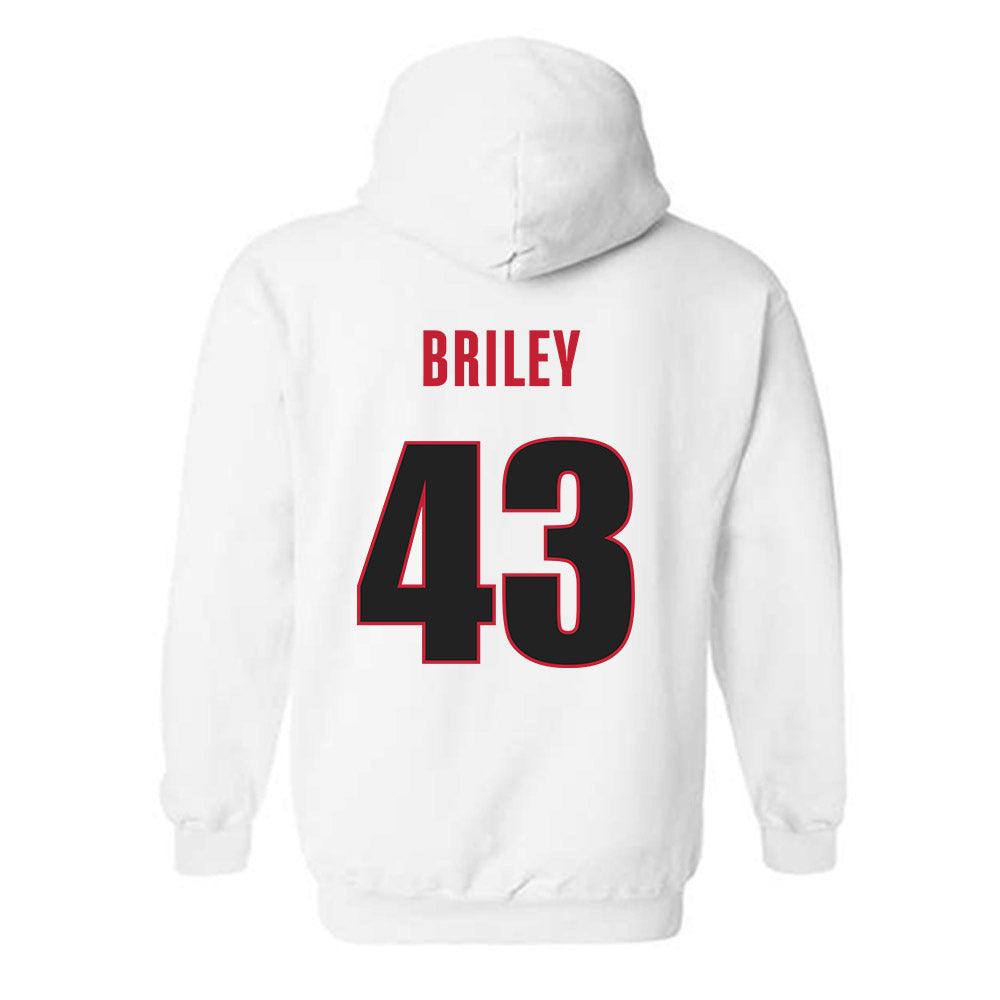 Georgia - NCAA Football : Marek Briley - Classic Shersey Hooded Sweatshirt-1