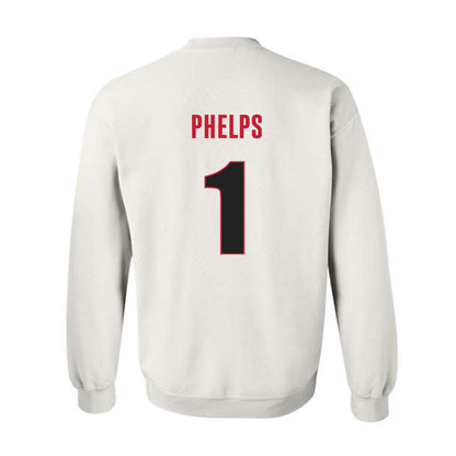 Georgia - NCAA Baseball : Tre Phelps - Classic Shersey Crewneck Sweatshirt-1