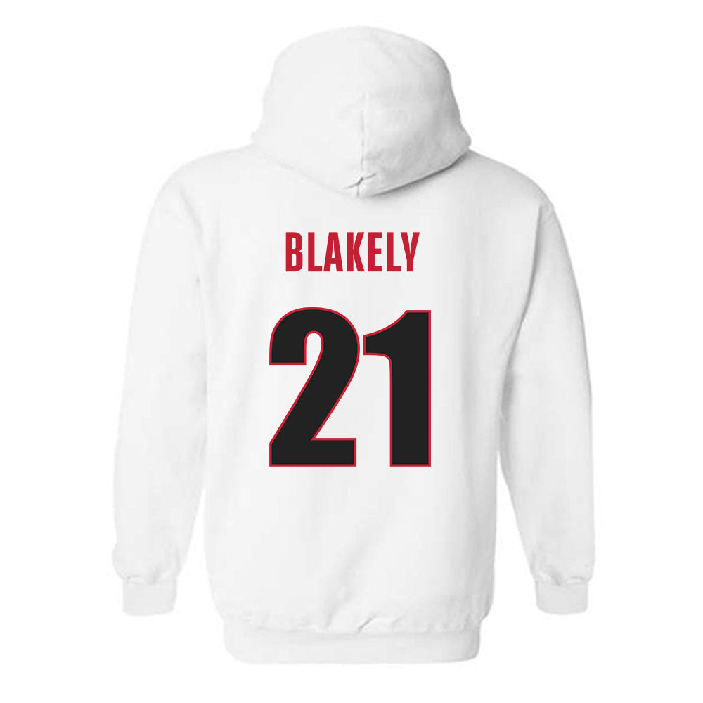 Georgia - NCAA Women's Volleyball : Krista Blakely - Classic Shersey Hooded Sweatshirt-1