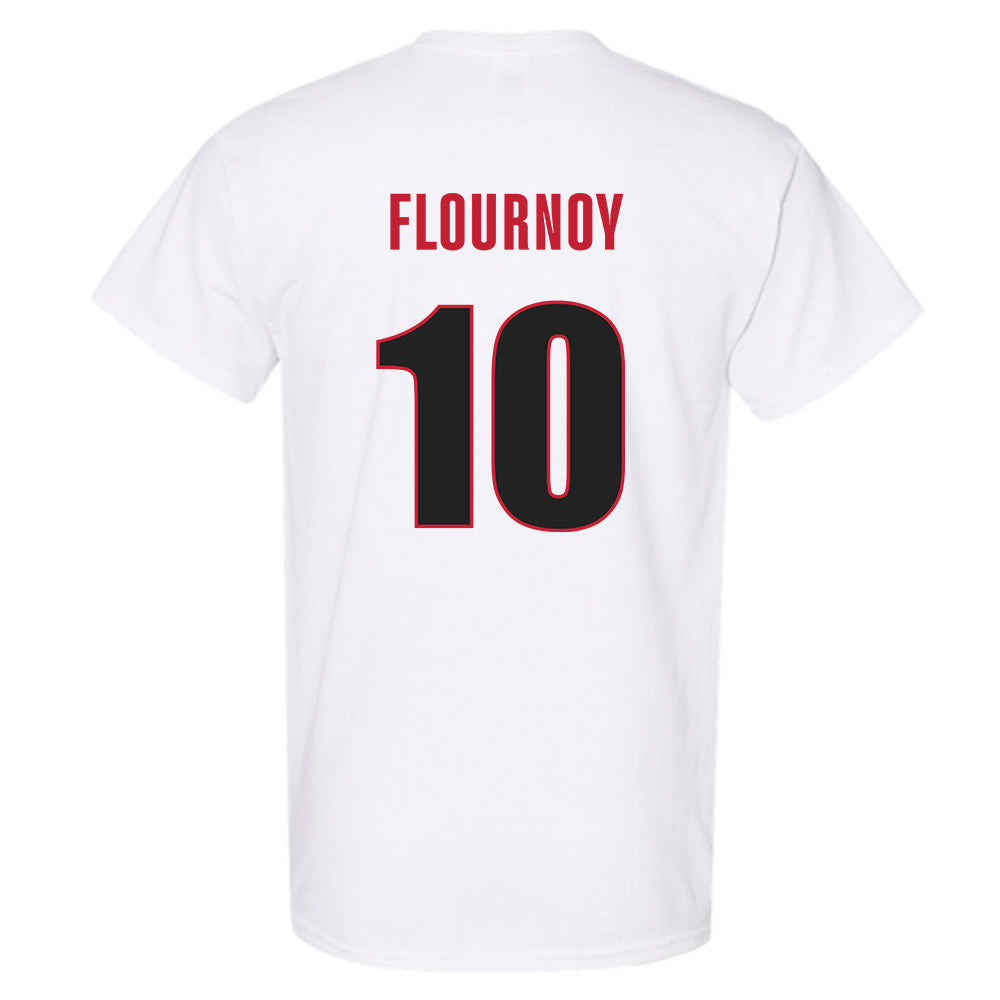 Georgia - NCAA Women's Basketball : De'Mauri Flournoy - Classic Shersey T-Shirt-1