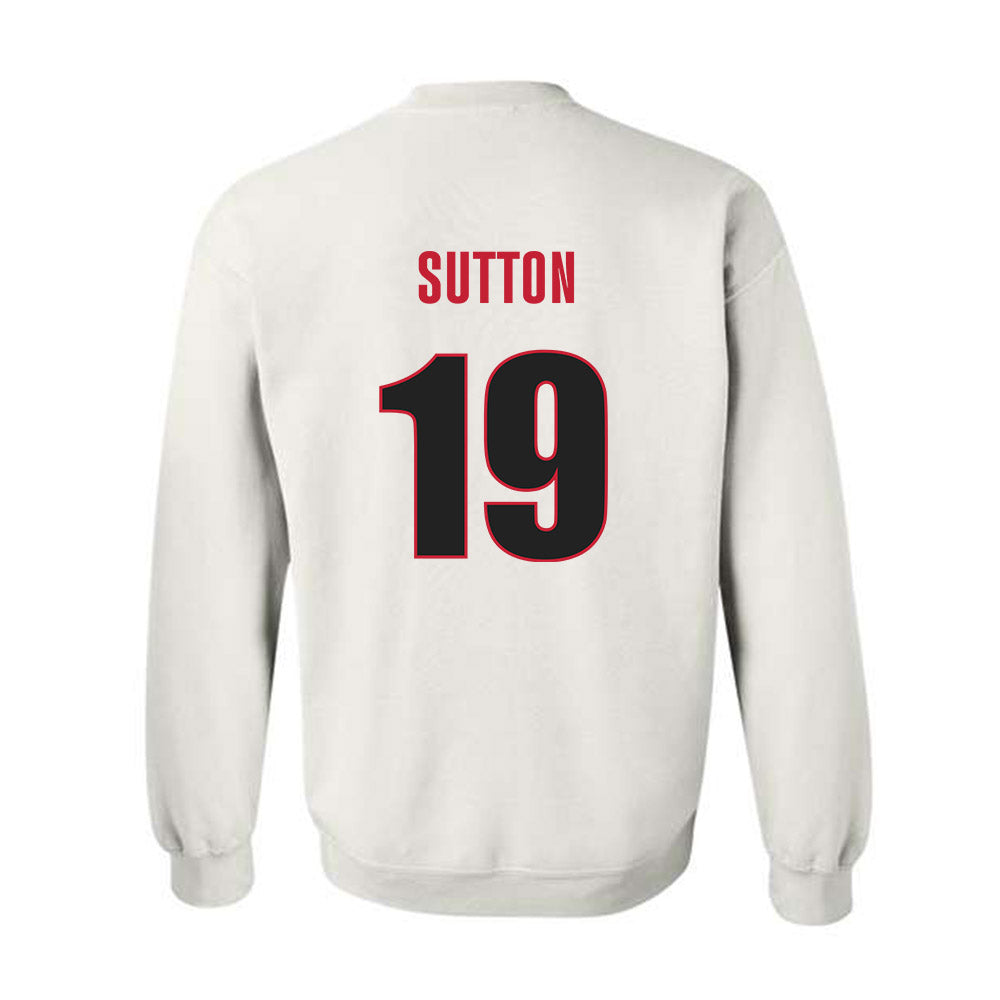 Georgia - NCAA Baseball : Ethan Sutton - Classic Shersey Crewneck Sweatshirt-1