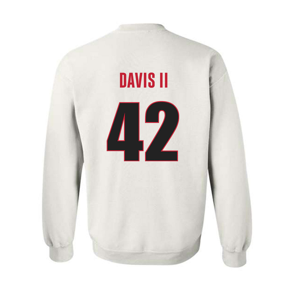 Georgia - NCAA Baseball : Alton Davis II - Classic Shersey Crewneck Sweatshirt-1