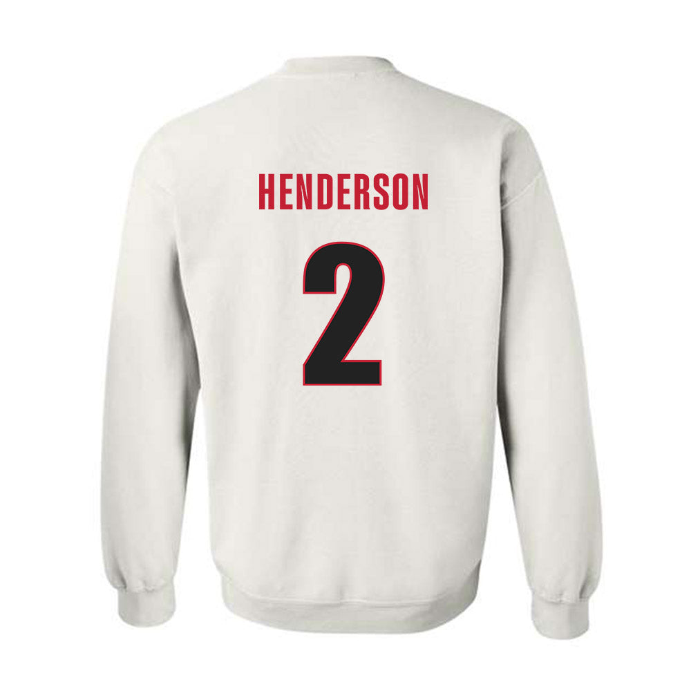 Georgia - NCAA Women's Basketball : Savannah Henderson - Classic Shersey Crewneck Sweatshirt-1