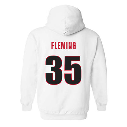 Georgia - NCAA Football : Jacob Fleming - Classic Shersey Hooded Sweatshirt-1