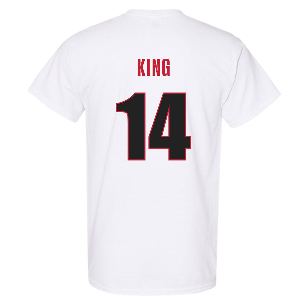 Georgia - NCAA Baseball : Trey King - Classic Shersey T-Shirt-1