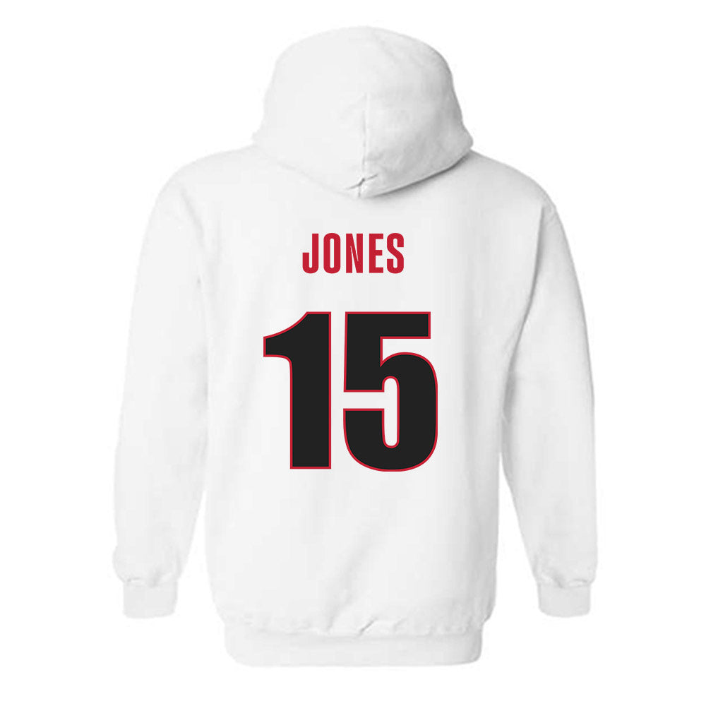 Georgia - NCAA Football : Demello Jones - Classic Shersey Hooded Sweatshirt-1