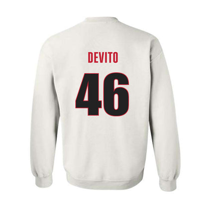 Georgia - NCAA Baseball : Zach DeVito - Classic Shersey Crewneck Sweatshirt-1