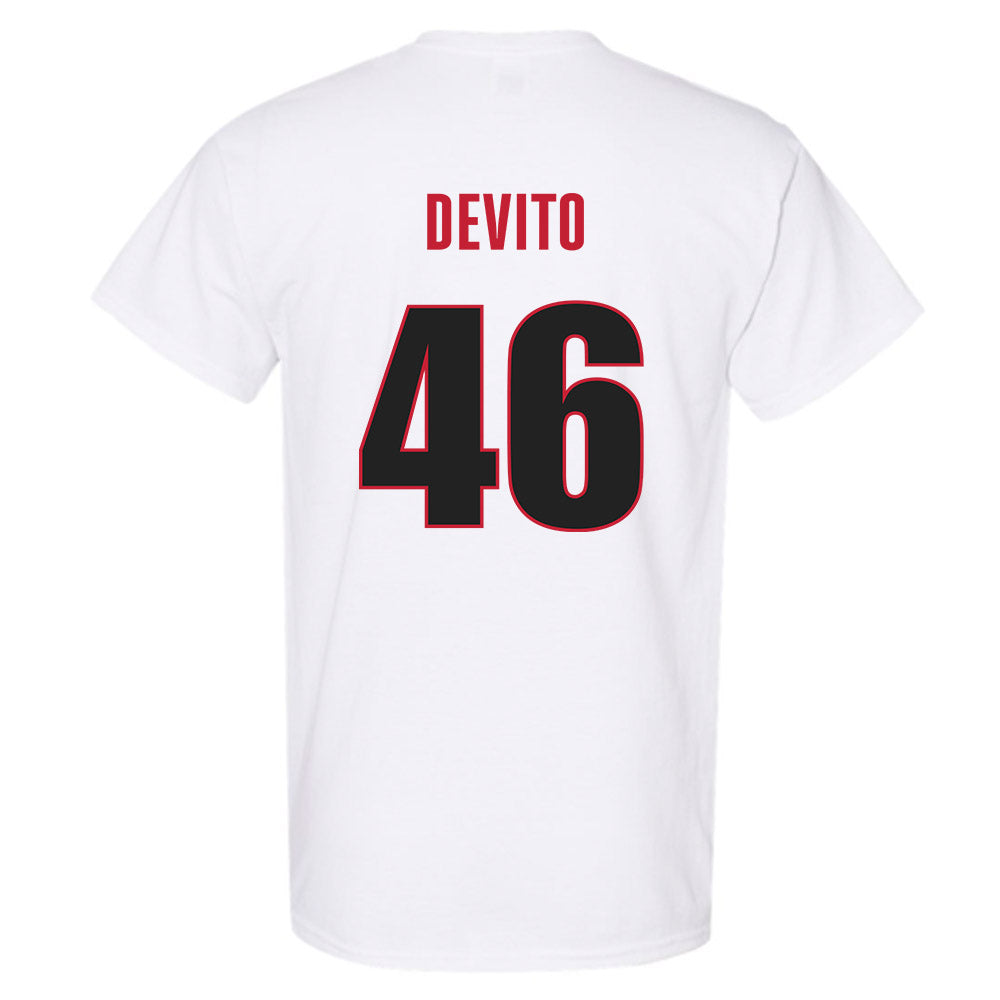 Georgia - NCAA Baseball : Zach DeVito - Classic Shersey T-Shirt-1