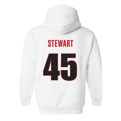 Georgia - NCAA Baseball : Bradley Stewart - Classic Shersey Hooded Sweatshirt-1