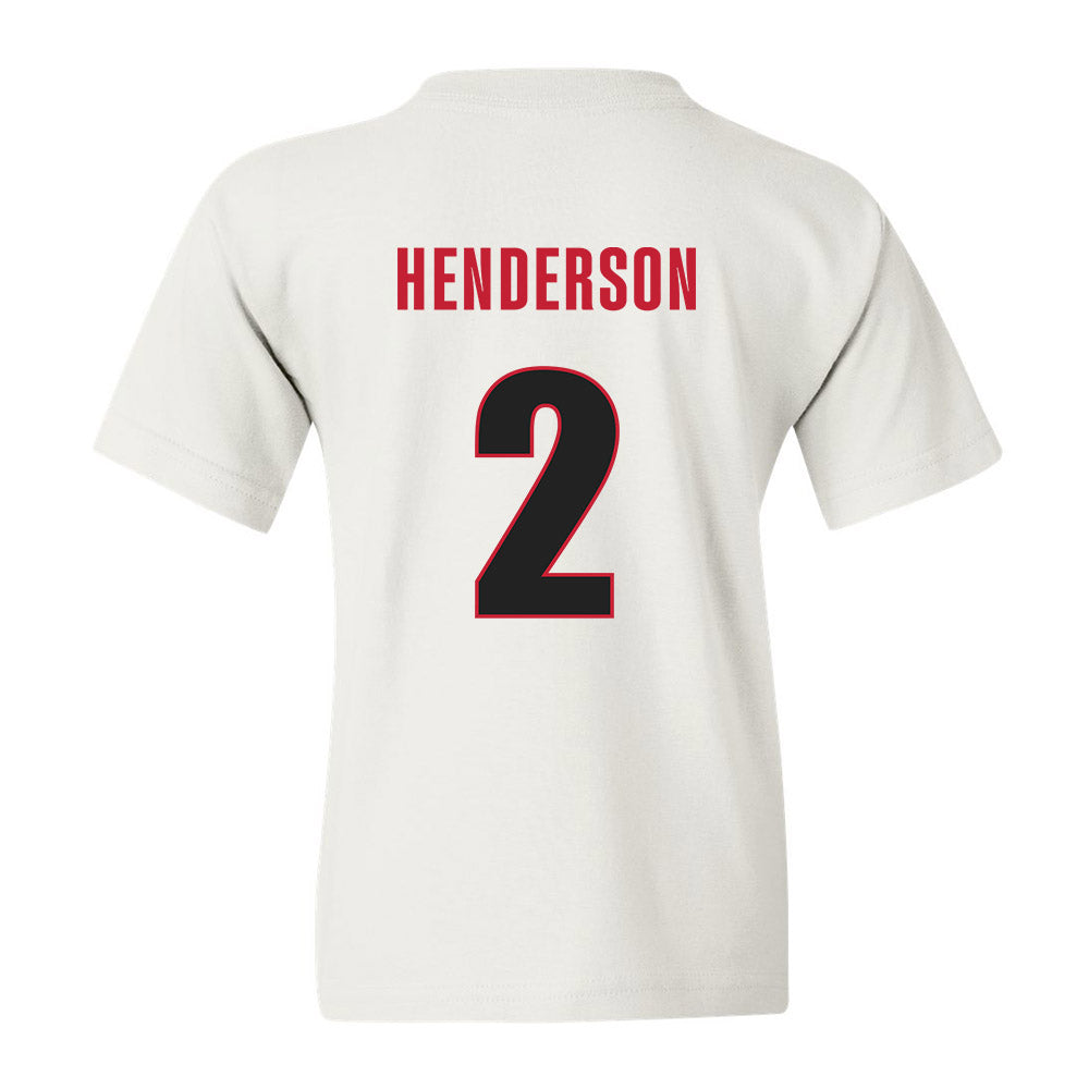 Georgia - NCAA Women's Basketball : Savannah Henderson - Classic Shersey Youth T-Shirt