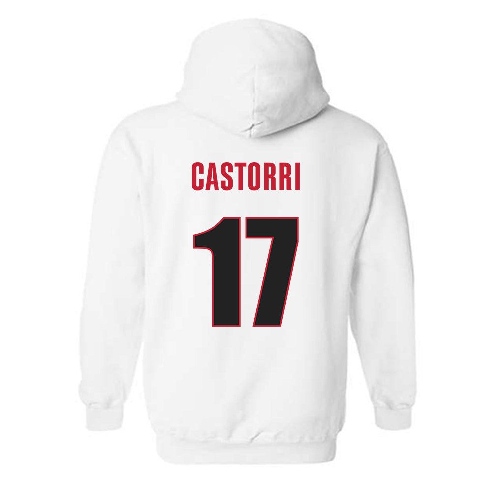 Georgia - NCAA Softball : Emma Castorri - Classic Shersey Hooded Sweatshirt-1