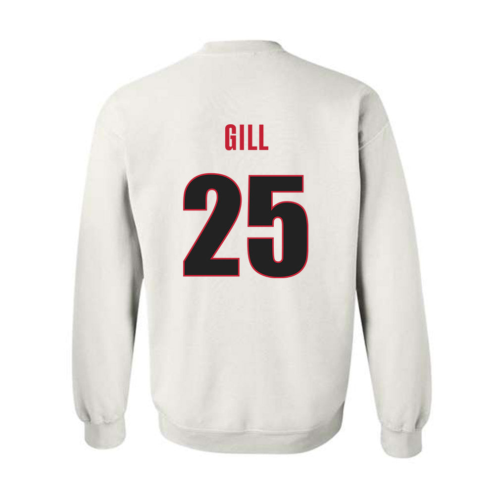 Georgia - NCAA Football : Collin Gill - Classic Shersey Crewneck Sweatshirt-1