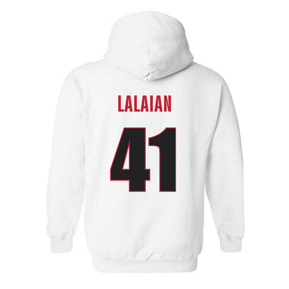 Georgia - NCAA Football : David Lalaian - Classic Shersey Hooded Sweatshirt-1