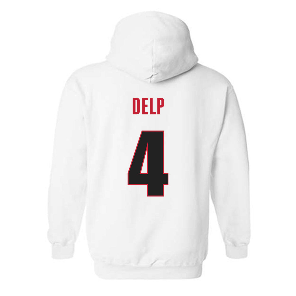 Georgia - NCAA Football : Oscar Delp - Classic Shersey Hooded Sweatshirt-1