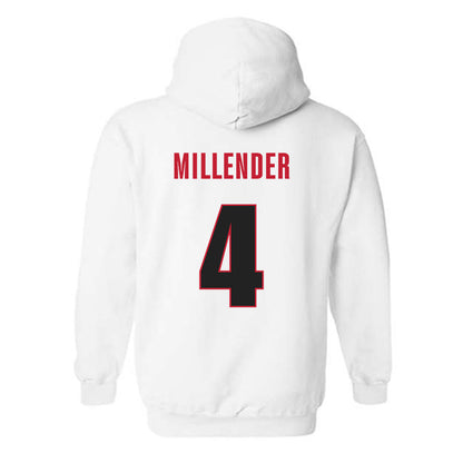 Georgia - NCAA Men's Basketball : Smurf Millender - Classic Shersey Hooded Sweatshirt-1