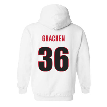 Georgia - NCAA Football : Matthew Grachen - Classic Shersey Hooded Sweatshirt-1