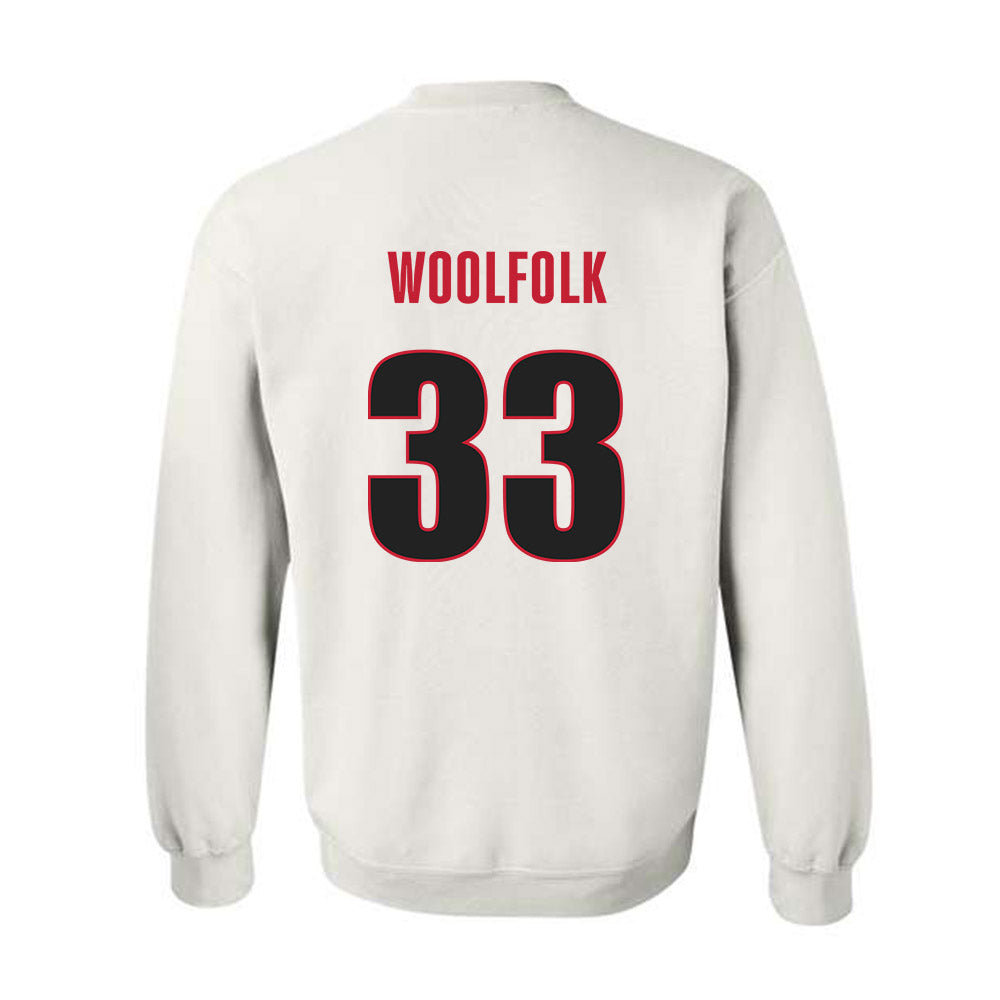 Georgia - NCAA Women's Basketball : Mia Woolfolk - Classic Shersey Crewneck Sweatshirt-1