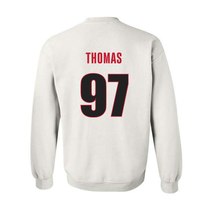 Georgia - NCAA Football : Jordan Thomas - Classic Shersey Crewneck Sweatshirt-1