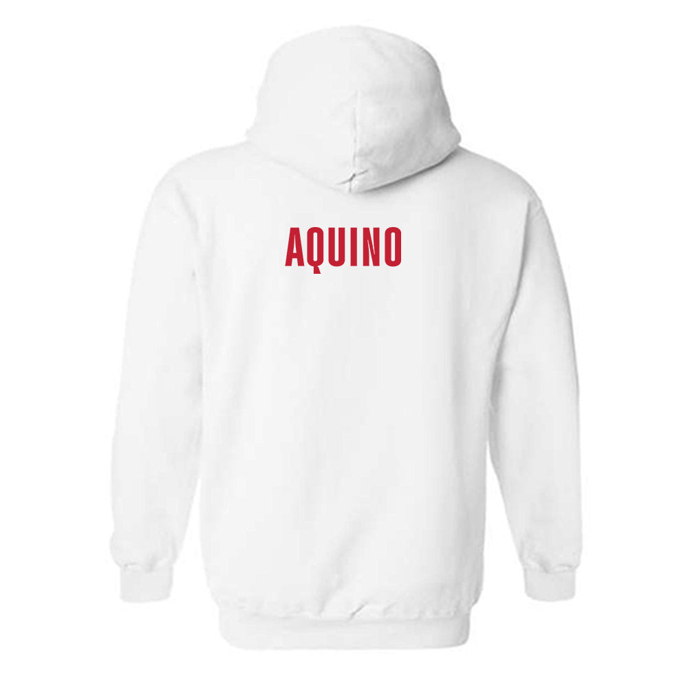 Georgia - NCAA Women's Gymnastics : Nyla Aquino - Classic Shersey Hooded Sweatshirt-1