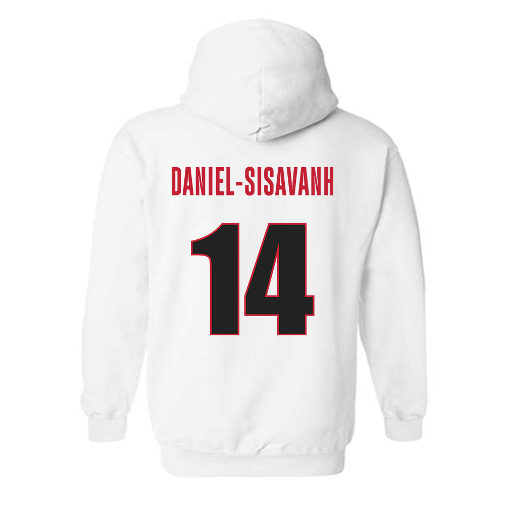 Georgia - NCAA Football : David Daniel-Sisavanh - Classic Shersey Hooded Sweatshirt-1