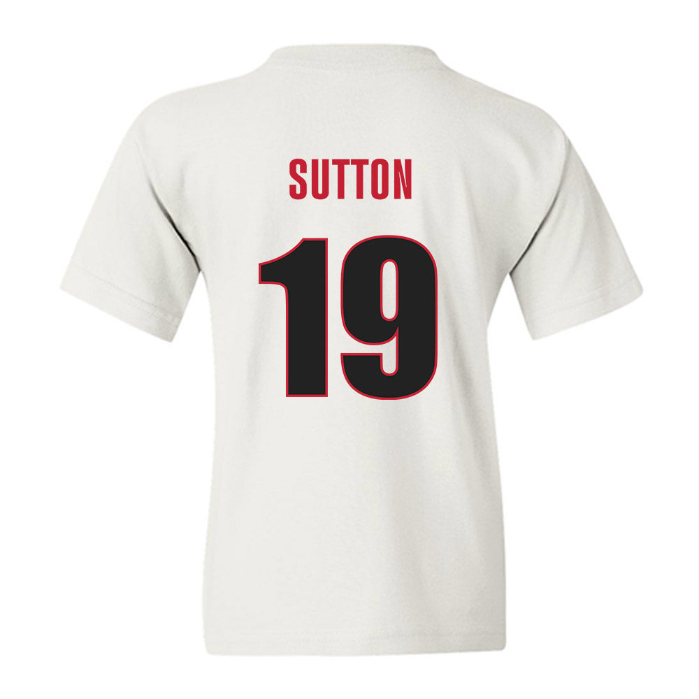 Georgia - NCAA Baseball : Ethan Sutton - Classic Shersey Youth T-Shirt-1