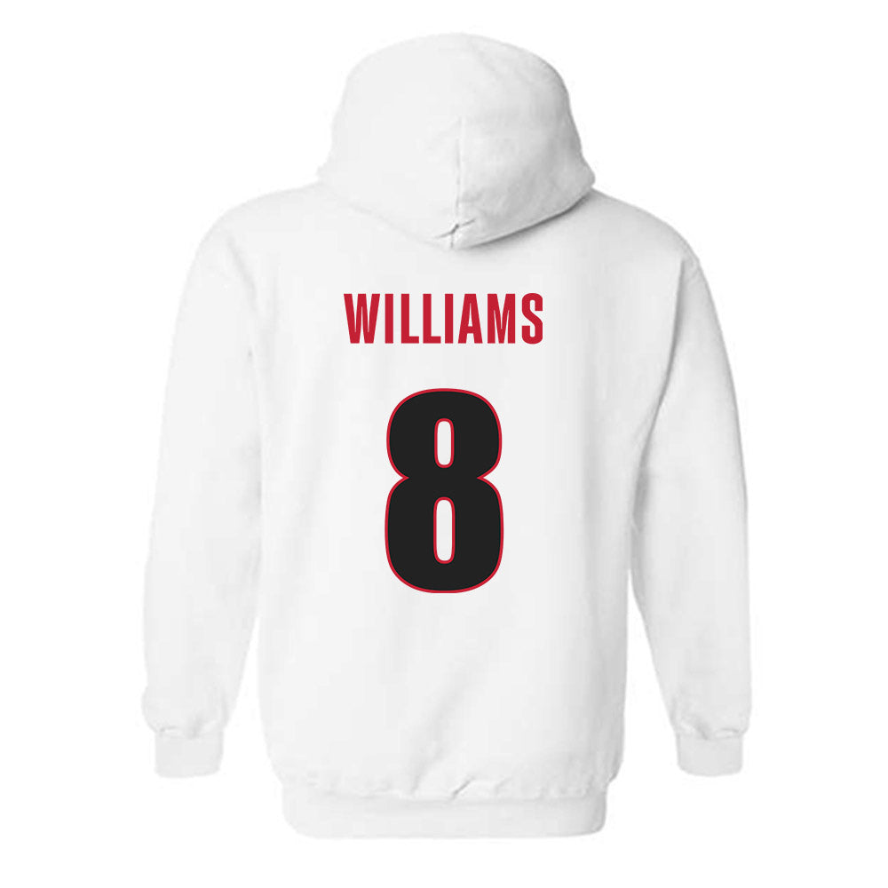 Georgia - NCAA Softball : Mua Williams - Classic Shersey Hooded Sweatshirt-1