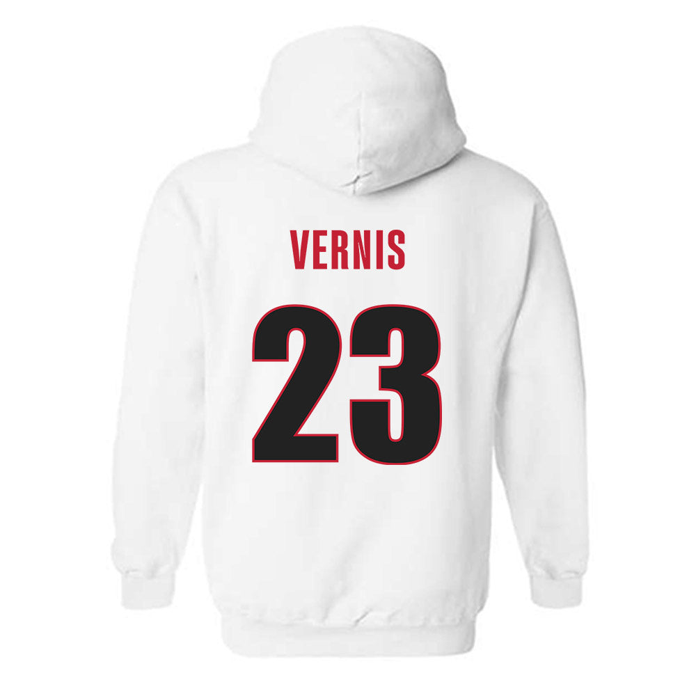 Georgia - NCAA Women's Soccer : Nicole Vernis - Classic Shersey Hooded Sweatshirt-1