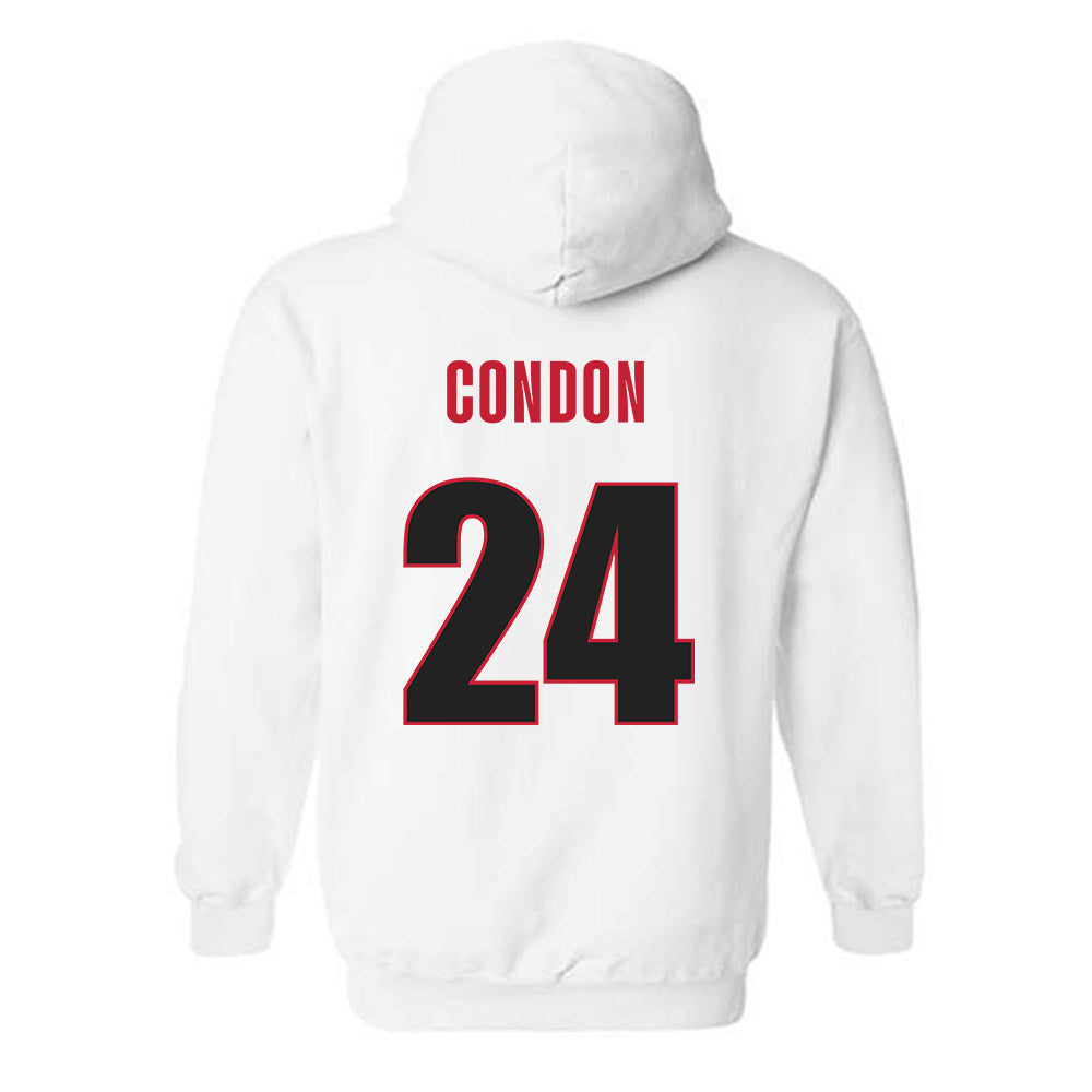 Georgia - NCAA Baseball : Charlie Condon - Classic Shersey Hooded Sweatshirt-1