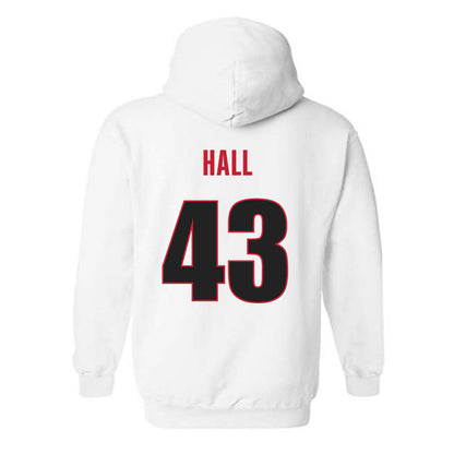 Georgia - NCAA Football : Ali Hall - Classic Shersey Hooded Sweatshirt-1