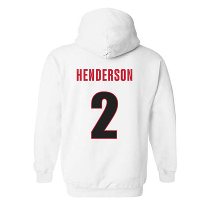 Georgia - NCAA Women's Basketball : Savannah Henderson - Classic Shersey Hooded Sweatshirt-1