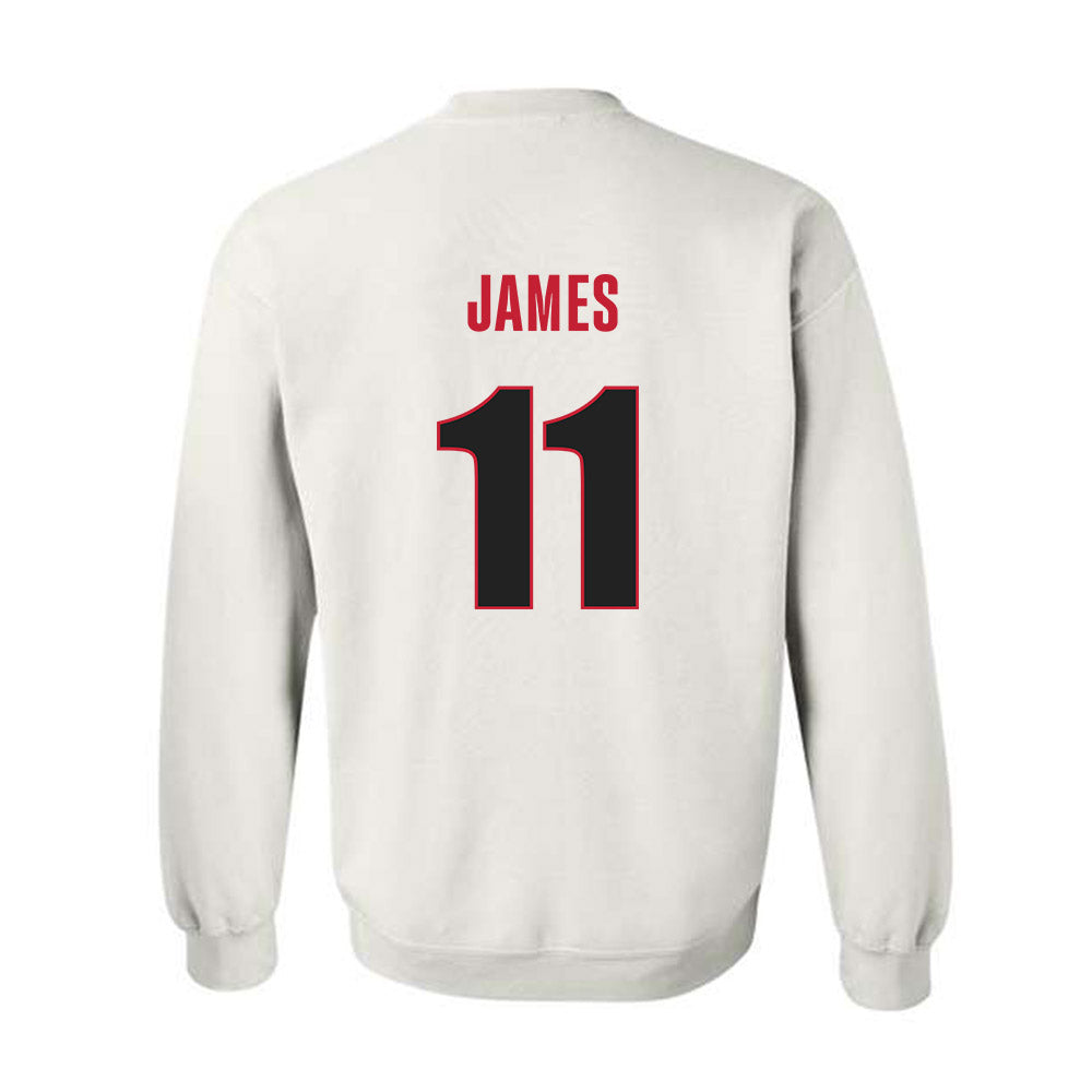 Georgia - NCAA Men's Basketball : dylan james - Classic Shersey Crewneck Sweatshirt-1