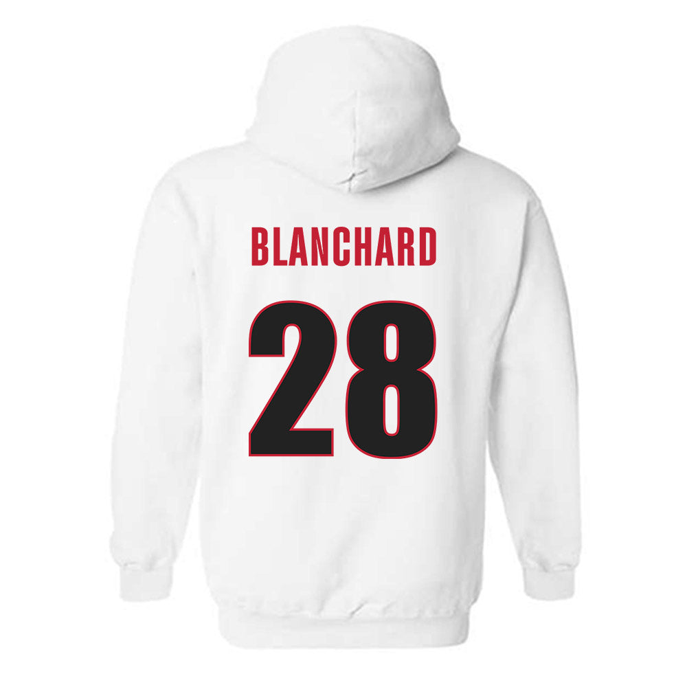 Georgia - NCAA Football : Walter Blanchard - Classic Shersey Hooded Sweatshirt-1