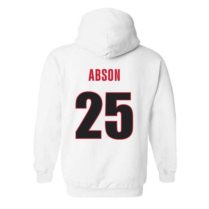 Georgia - NCAA Men's Basketball : Justin Abson - Classic Shersey Hooded Sweatshirt-1