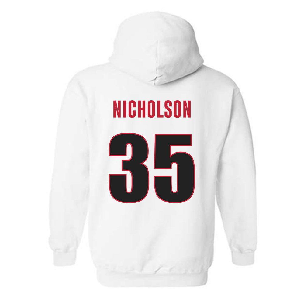 Georgia - NCAA Women's Basketball : Javyn Nicholson - Classic Shersey Hooded Sweatshirt-1