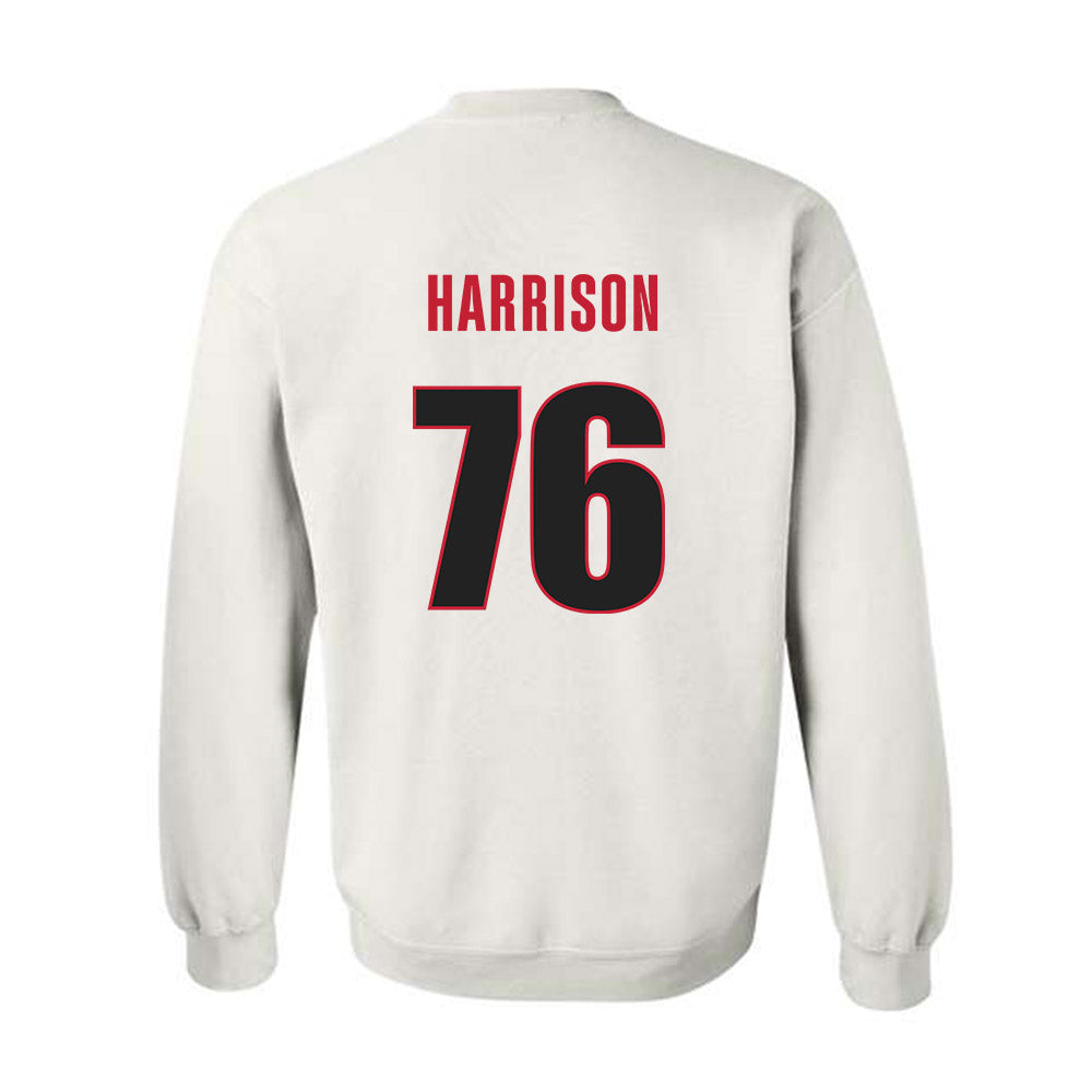 Georgia - NCAA Football : Marcus Harrison - Classic Shersey Crewneck Sweatshirt-1