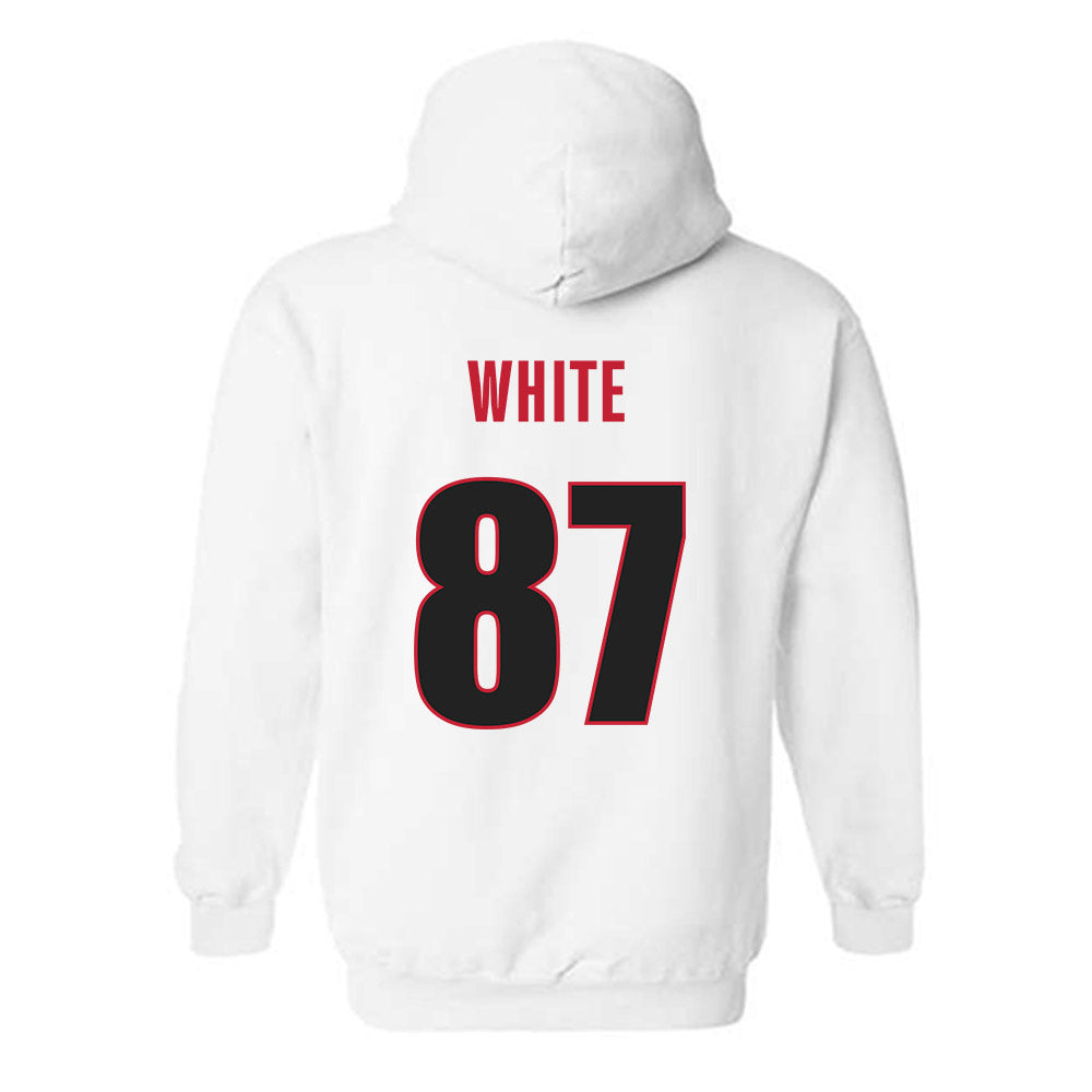 Georgia - NCAA Football : Jordan White - Classic Shersey Hooded Sweatshirt-1