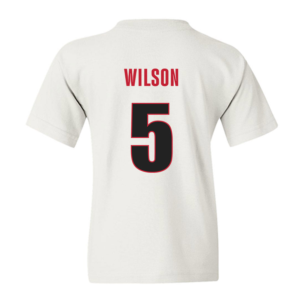 Georgia - NCAA Football : Raylen Wilson - Classic Shersey Youth T-Shirt-1